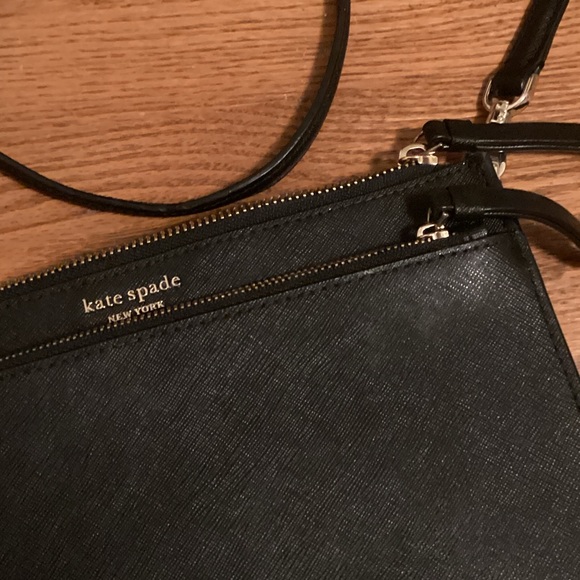 Kate Spade Black Leather Shoulder Bag - Picture 2 of 4